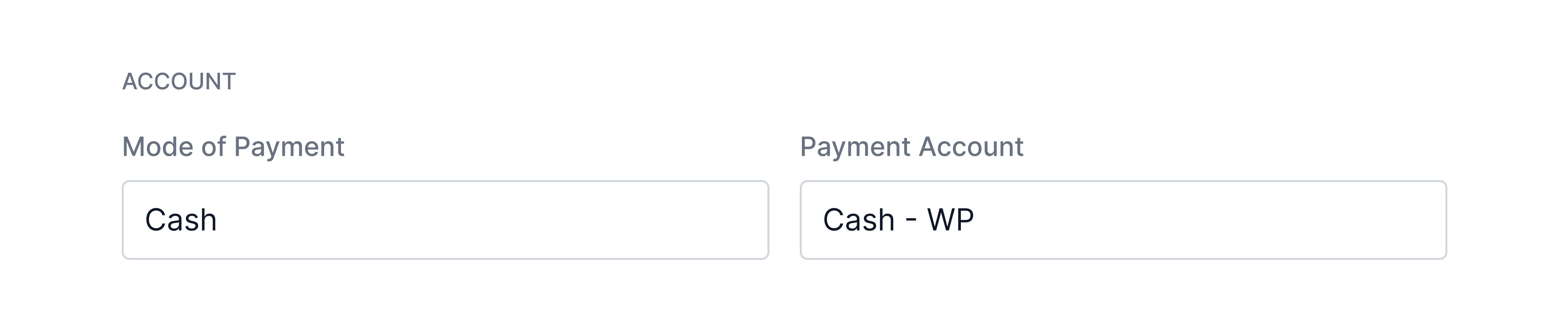 Salary Structure Account