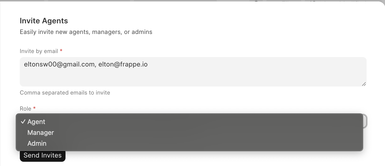 'role' field select expanded example